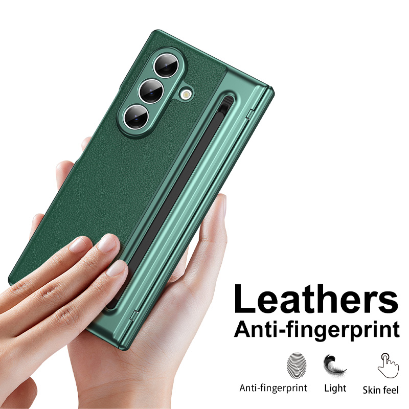 Husa-Carte-cu-Pix-si-Folie-inclusa-Samsung-Galaxy-Z-Fold-7-Antisoc-Leather-look-Verde-4.jpg