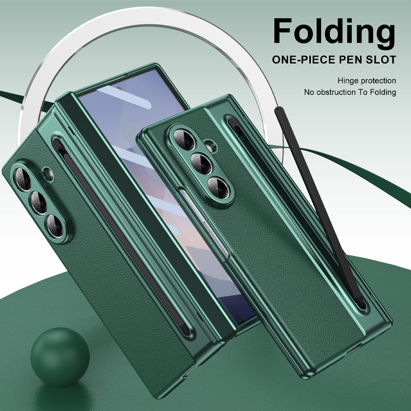 Husa-Carte-cu-Pix-si-Folie-inclusa-Samsung-Galaxy-Z-Fold-7-Antisoc-Leather-look-Verde-5.jpg