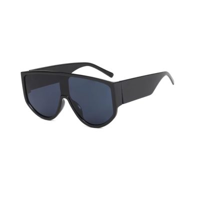 Ochelari de Soare Full Shield, Lentilă Masivă, Protectie UV400, Negru