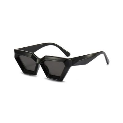Ochelari de Soare Geometrici, Design Futurist, Protectie UV400, Negru