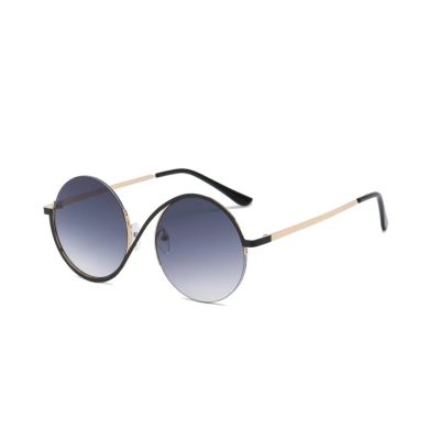 Ochelari Rotunzi de Soare, Stil Boho-Chic, Protecție UV400, Negru